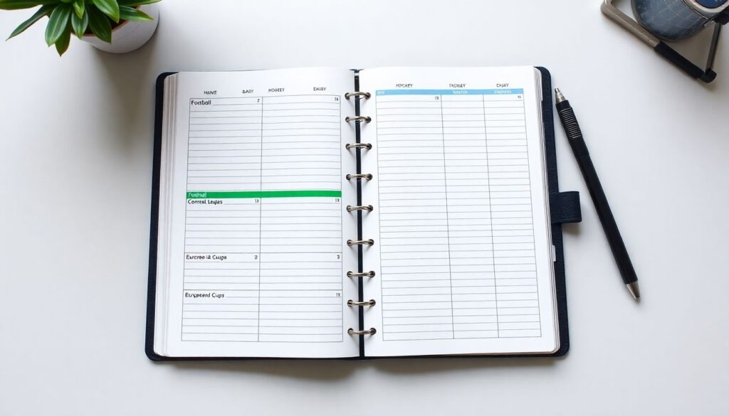 Как спортивные журналисты строят ежедневники событий - иллюстрация