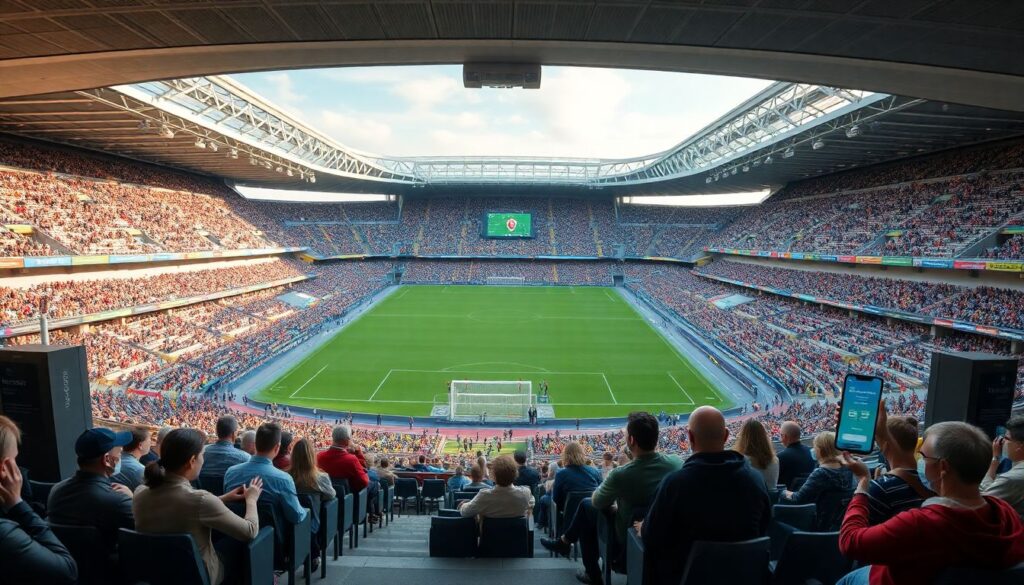 Фанаты на стадионе: атмосфера и влияние на команду - иллюстрация