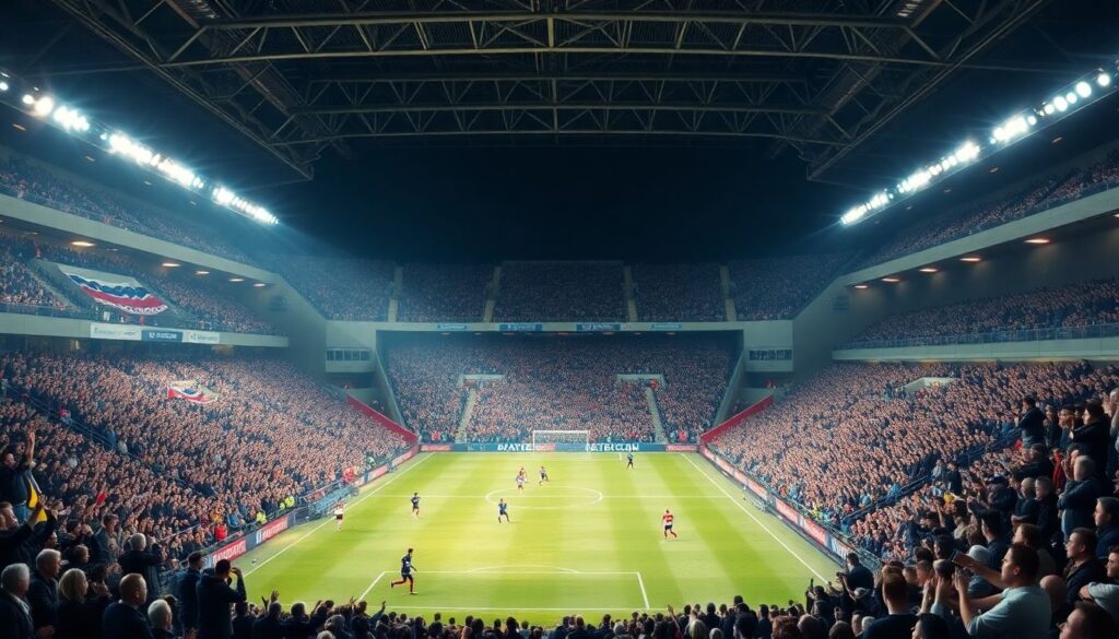 Фанаты на стадионе: атмосфера и влияние на команду - иллюстрация