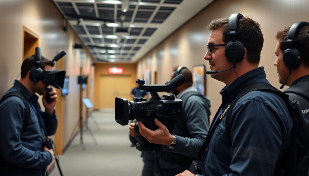 Коридоры и галерки: как снимаются кадры для трансляции - иллюстрация