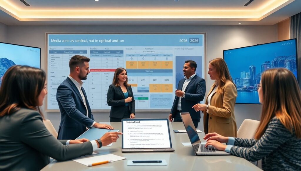 Кадры из-за кулис: взгляд на медиа-зону - иллюстрация