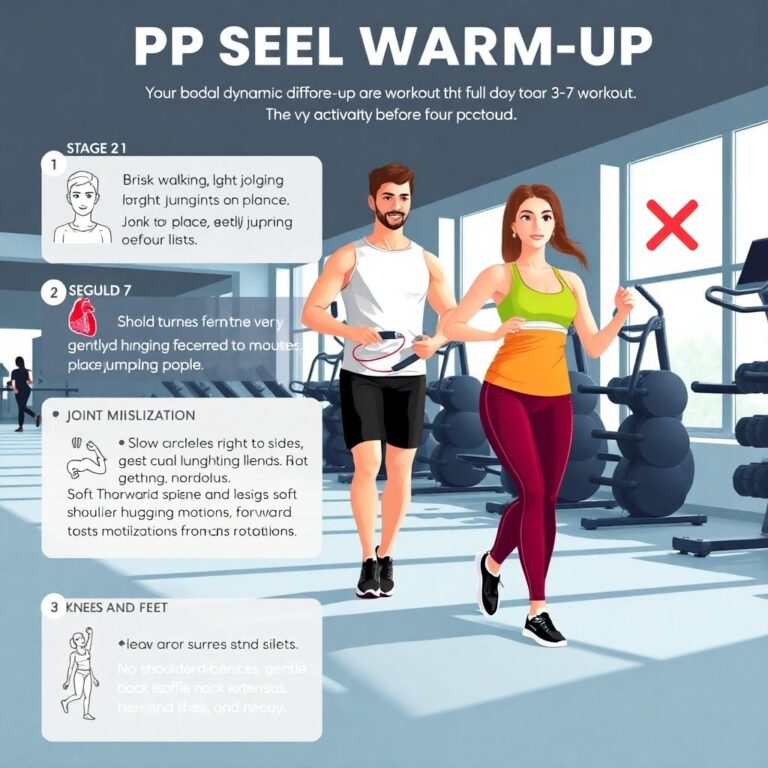 Важные моменты на разминке: состав и последовательность упражнений