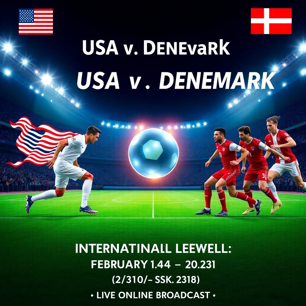 США – Дания: прямая трансляция 14 февраля 2026, где смотреть онлайн